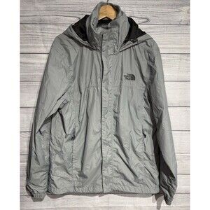 The North Face Men Resolve 2 JACKET GRAY MICROSOFT LOGO  SIZE LARGE